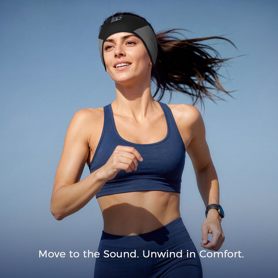 MUSICOZY Sleep Headphones Bluetooth Headband Designed for sports