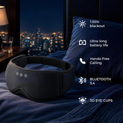 MUSICOZY DreamWave Pro Bluetooth 5.4 Sleep Mask with Immersive Audio