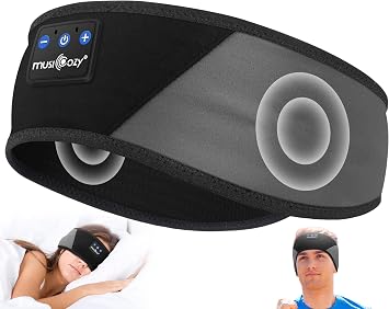 MUSICOZY Sleep Headphones Bluetooth Headband Designed for sports