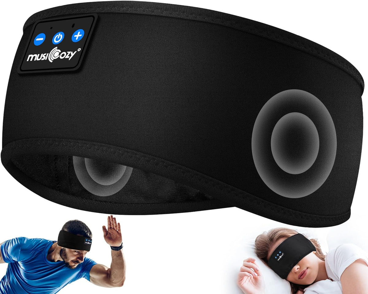 MUSICOZY Sleep Headphones Bluetooth Headband Designed for sports