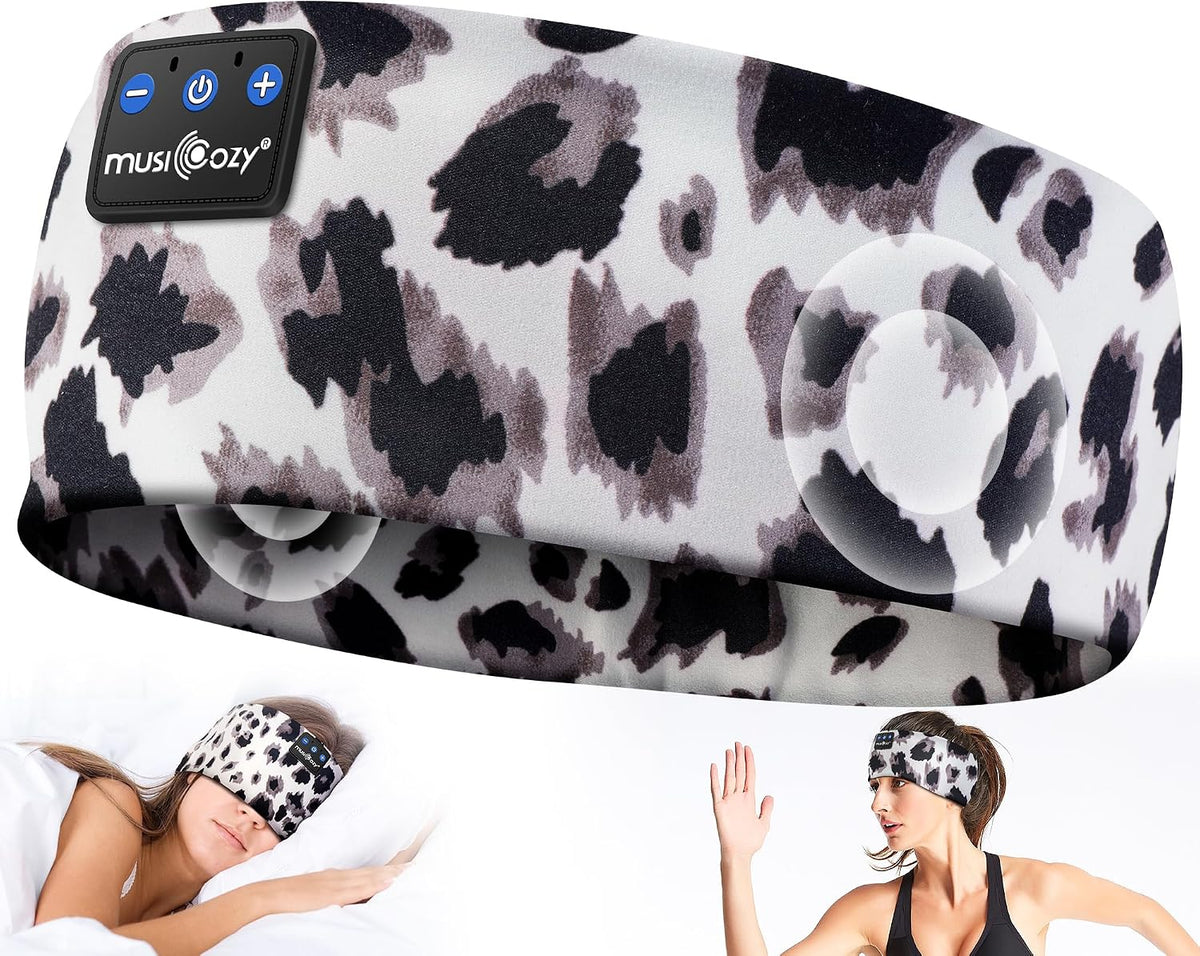 MUSICOZY Sleep Headphones Bluetooth Headband Designed for sports