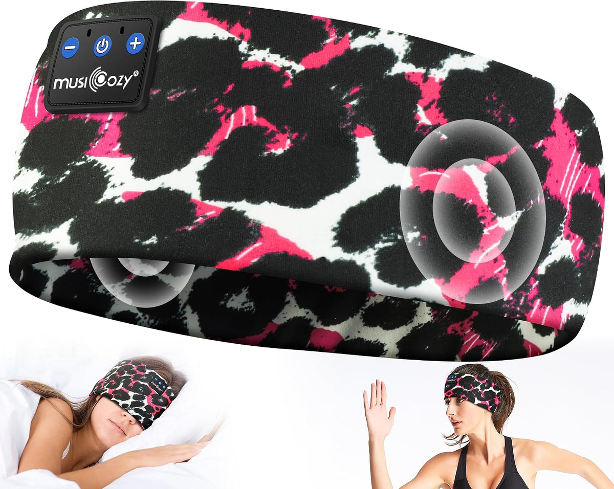 MUSICOZY Sleep Headphones Bluetooth Headband Designed for sports