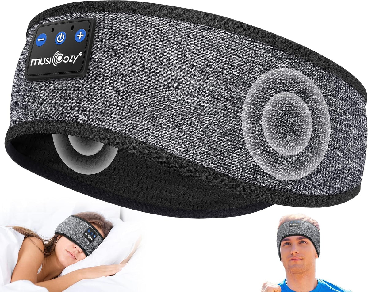 MUSICOZY Sleep Headphones Bluetooth Headband Designed for sports