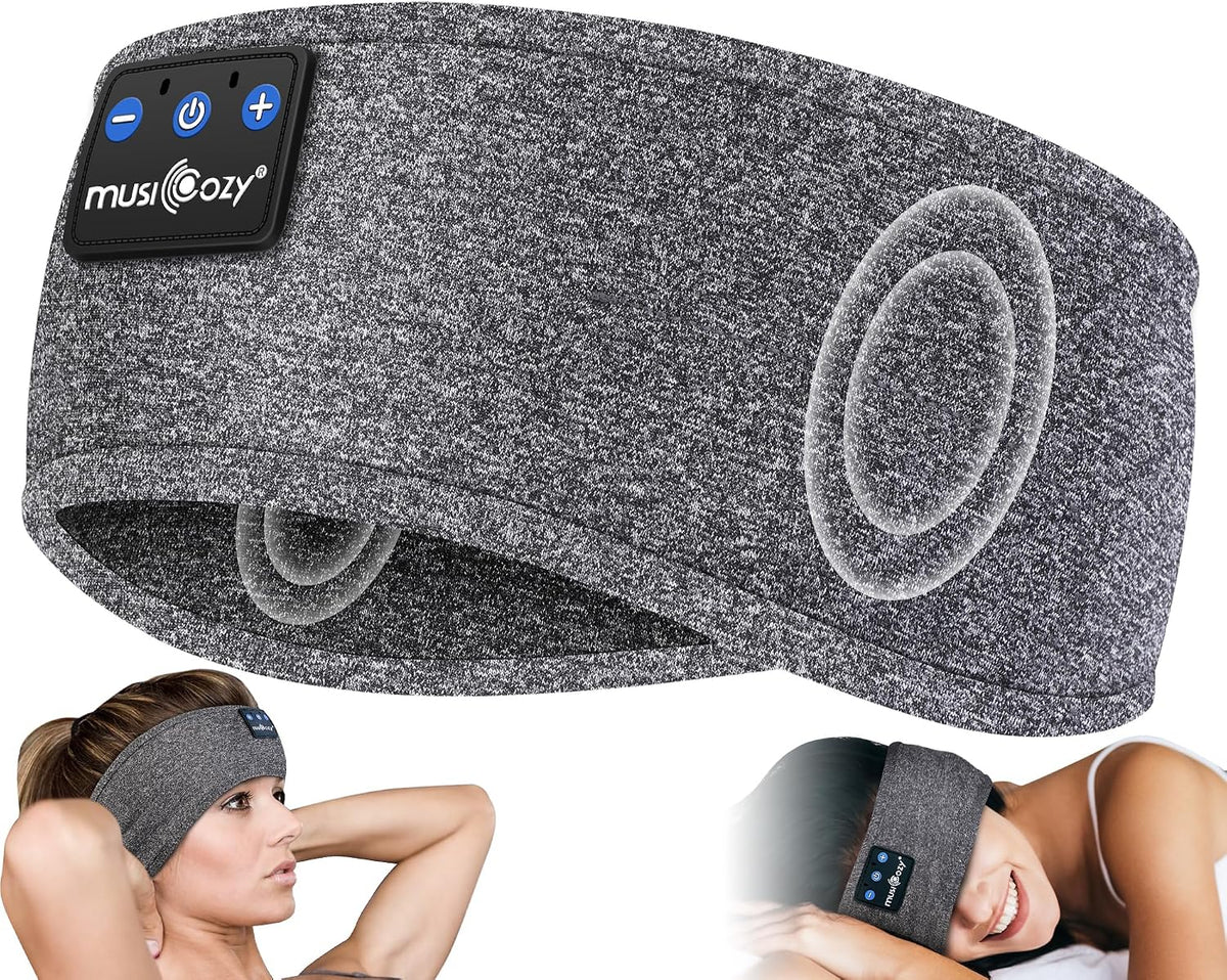 MUSICOZY Sleep Headphones Bluetooth Headband Designed for sports