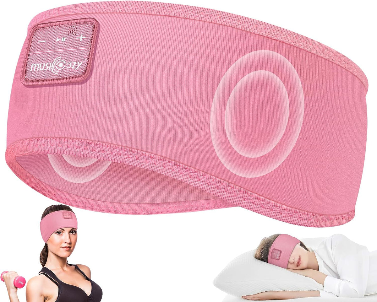 MUSICOZY Sleep Headphones Bluetooth Headband Designed for sports