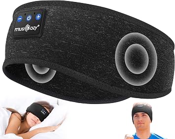 MUSICOZY Sleep Headphones Bluetooth Headband Designed for sports